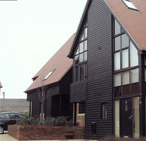 accoya windows in building