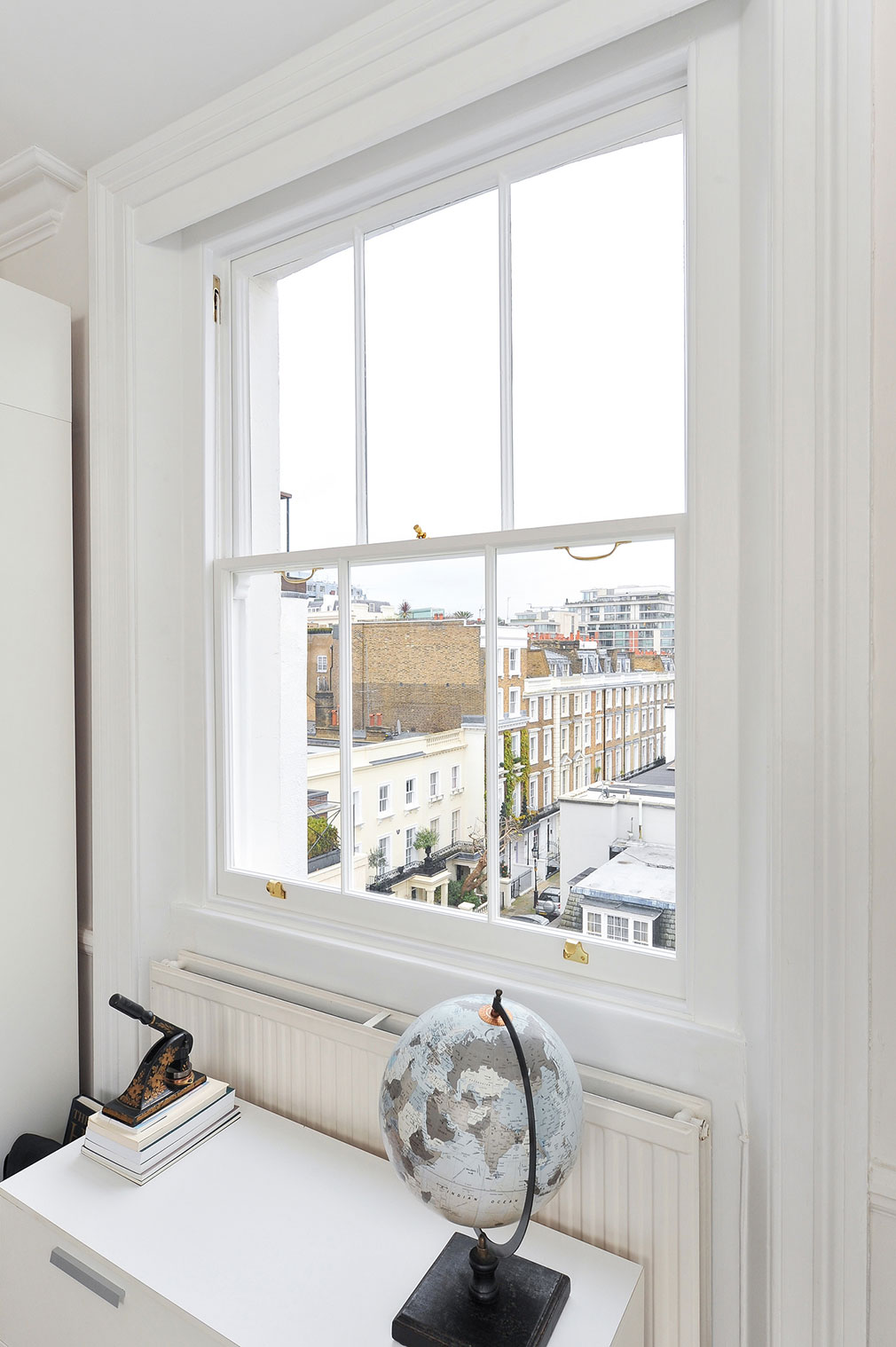 White interior window